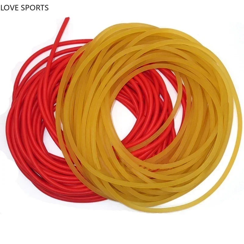 1000g Solid Slingshot Round Rubber Band 4mm High Elastic Solid Latex Rubber Band Slingshot Toys Fishing Release Rope Equipment