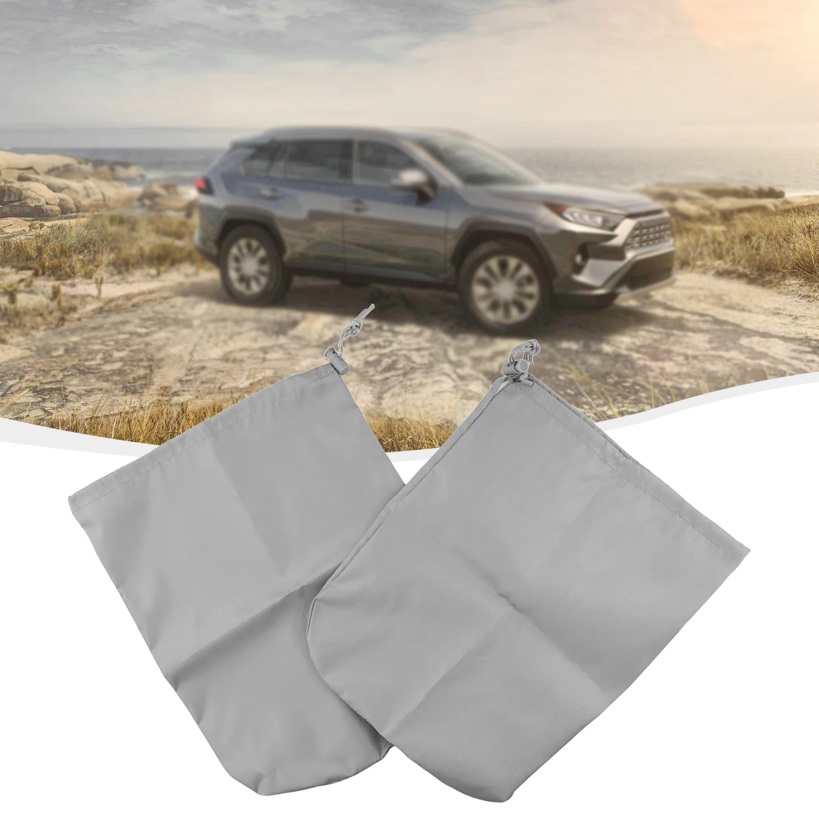 Protección efectiva Espejo retrovisor lateral Protección impermeable Negro Gris Protección confiable Vista trasera Ajuste seguro