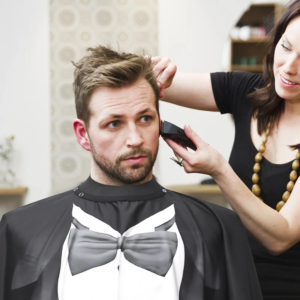 

Узор костюма, накидки для парикмахерских, профессиональный антистатический салон для стрижки волос, рубашка с пряжкой, инструменты для укладки, парикмахерский фартук, парикмахерский фартук