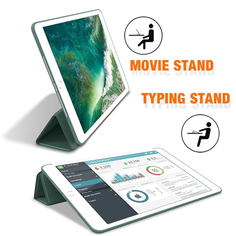 Hülle für iPad A16 A19 12. 11. 6. 5. Generation 9,7 Zoll Air 1 2, iPad Pro 9,7 2016, Air 5 4 11 10. 10,9 Zoll, Mini 1 2 3 4 5 6 7 – Detail 8