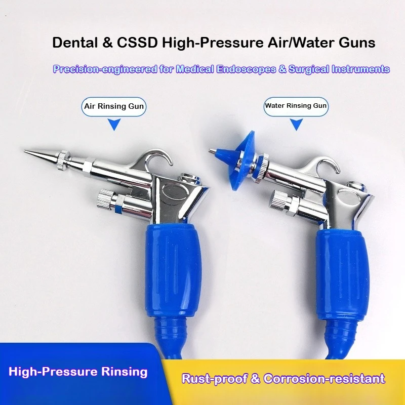 

Система водяного/пневматического пистолета высокого давления для стоматологической лаборатории ​ Для орошения и сушки гибких/жестких эндоскопов и хирургических инструментов.