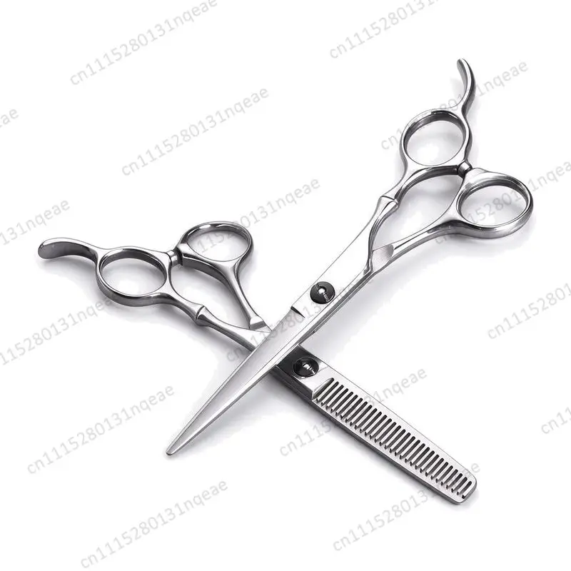 Professional Thin Cutting Hair Scissors Flat Teeth Scissors Bangs Haircut Scissors Home Hair Stylist