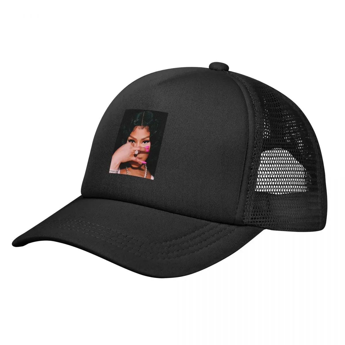 

Adult Nicki Minaj Singer Trucker Caps Casual Mesh Baseball Cap Rapper Music Hats Trucker Hat Adjustable Dad Hat Wholesale New