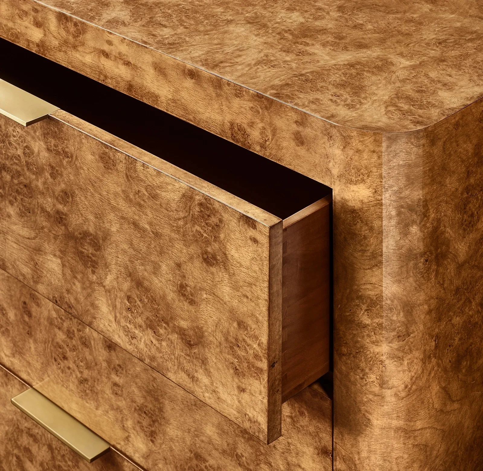 American Caramel Tumor Bark Six Bucket Cabinet Removable Dresser Bedroom Nine Pumping Storage Living Room Dining Side Cabinet