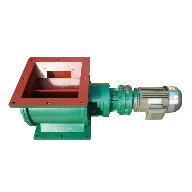 Heat-resistant Airlock Feeder Stainless Steel Rotary Unloader Valve 380v/50hz powder unloading