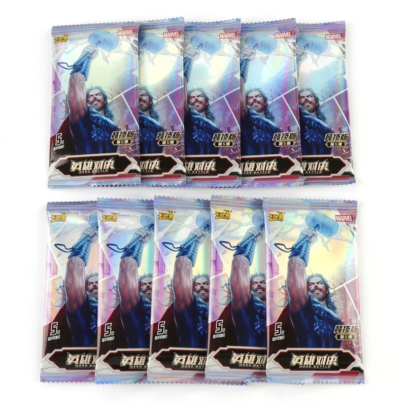 KAYOU 120/180Pcs Marvel Avengers Card Set SSR CR Rare Card Spider-Man Iron Man Competitive Edition Collectible Toy