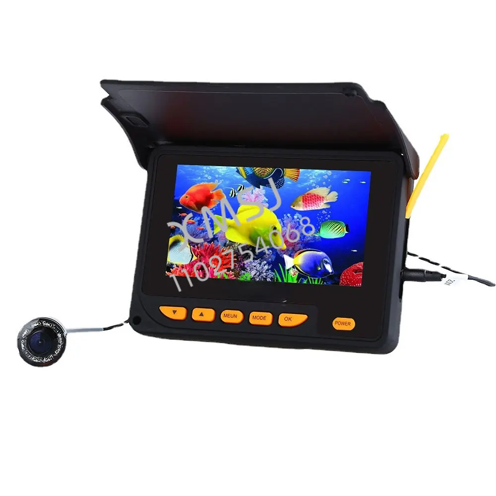 

4.3" Fish Finder with DVR Function 10H Work Time Low Temperature Endurance 150° Angle IP68 Fishing Camera LED Controllable