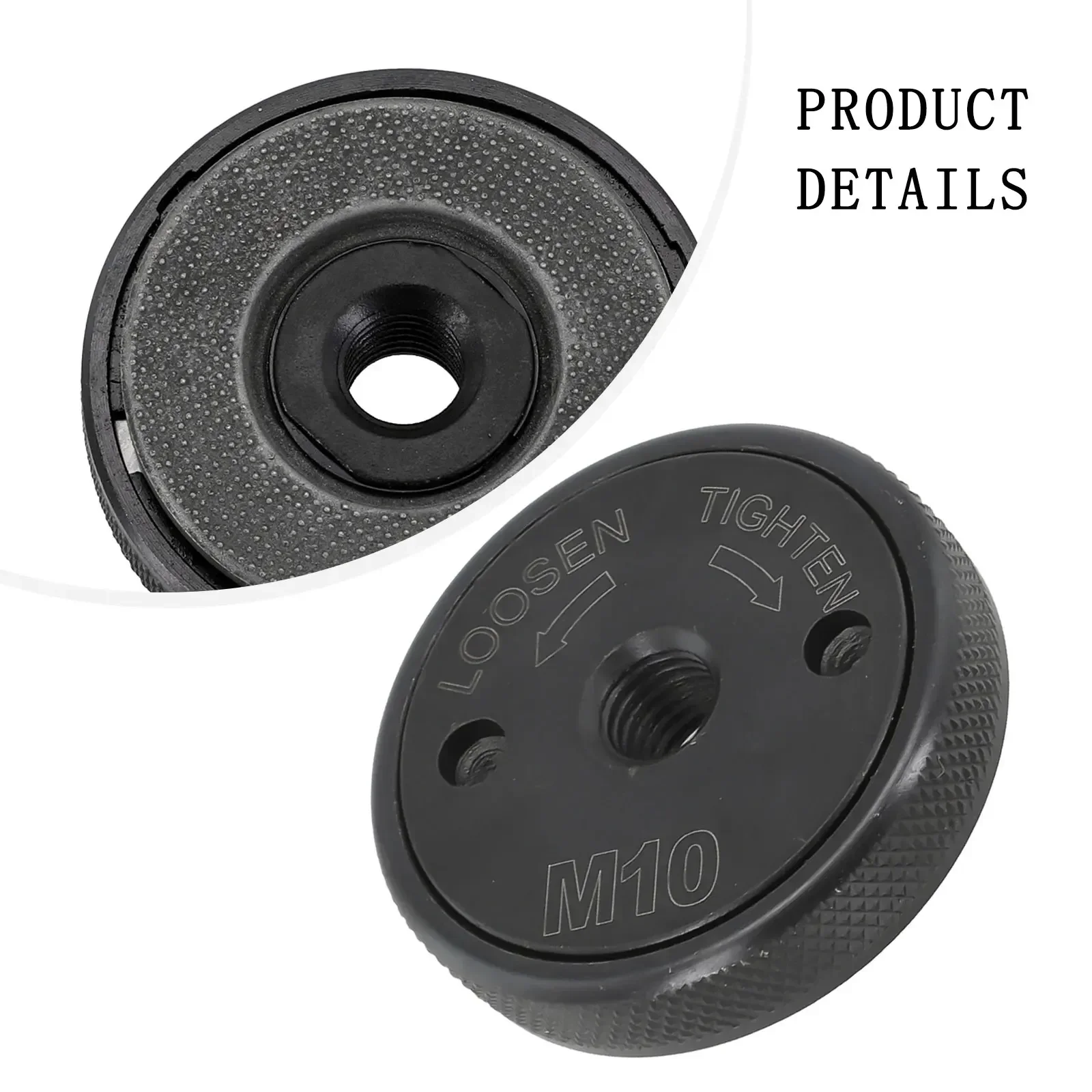 Thread Angle Grinder Pressure Plate, Porca de flange para retificação angular, Quick Release Chuck Tool, M10