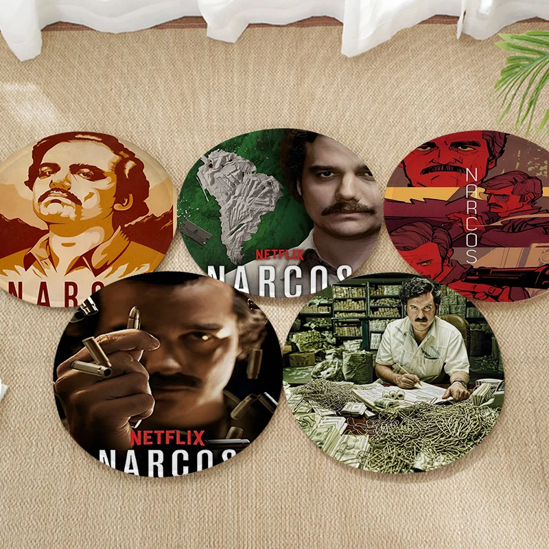 

Narcos TV Series Pablo Escobar Cushion Mat Modern Minimalist Style Meditation Pad Chair Tatami Seat Anti-Slip Sofa Decor Tatami