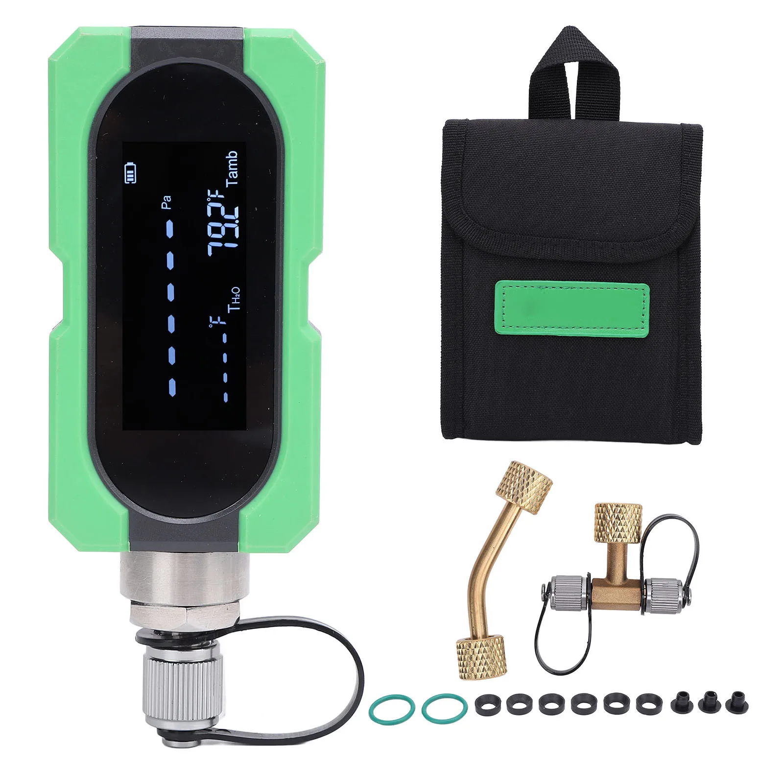 

Digital Vacuum Gauge HVAC Micron Tester, Portable Electronic Instrument Set