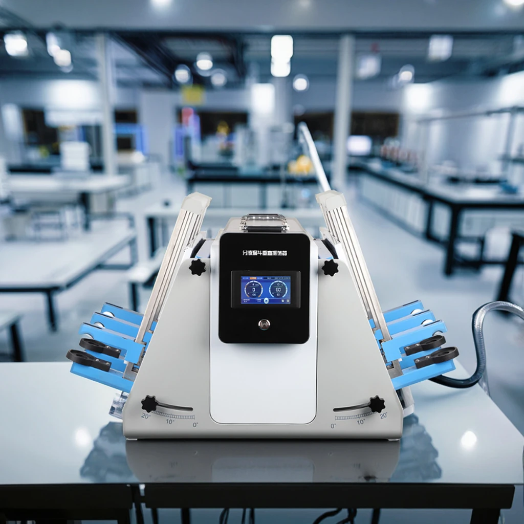 Vertical Oscillation Mixer Separatory Funnel Laboratory Testing Equipment with 1 Year Warranty Shaker 5-inch Color Touch Screen