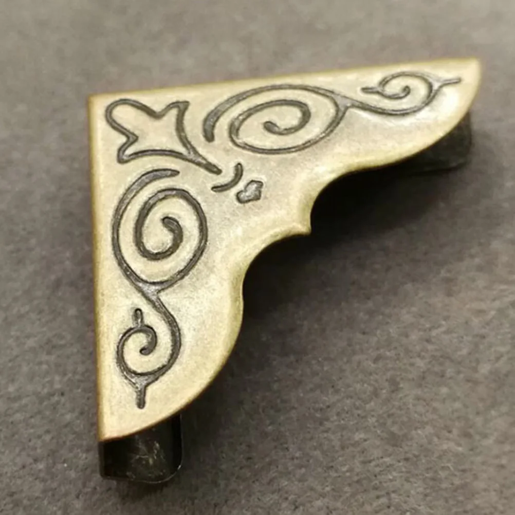 

100pcs 25Mm Metal Corner Guards Alloy Box Protectors For Desk Table Drawer Jewelry Box Cover Protection Iron Corner