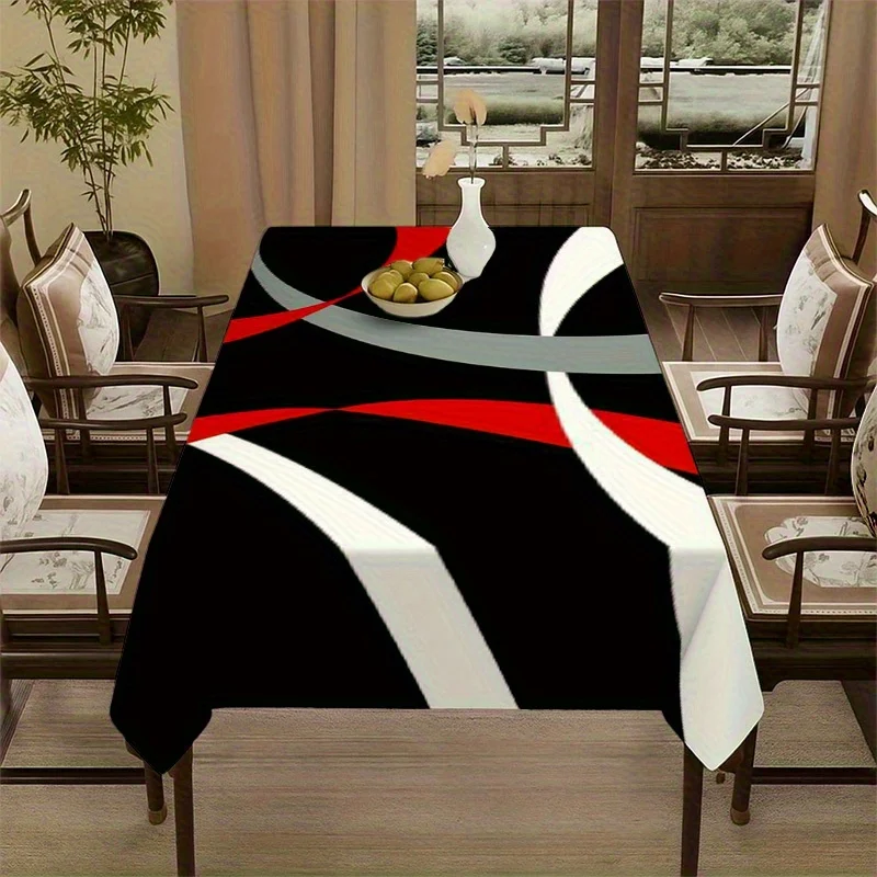 [JIT] 1 piece 2D polyester multi-shape (long / square) with optional vintage geometric print yzb