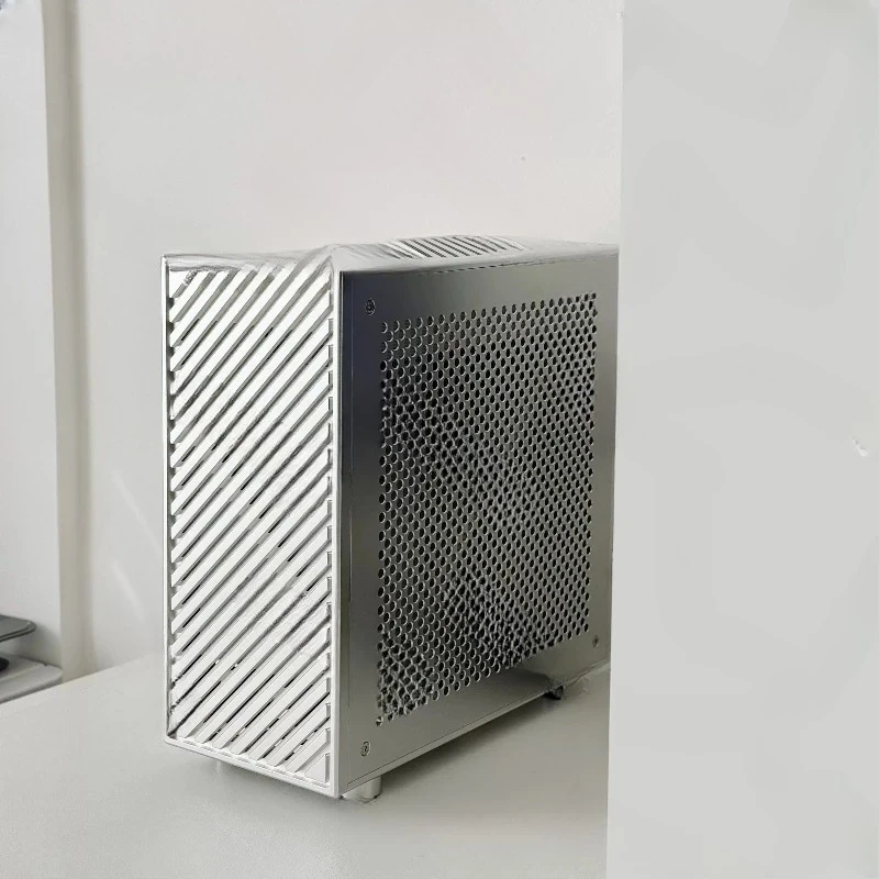 LP-P6 ITX chassis, knife card chassis, all aluminum cnc 5060lp 1U power supply