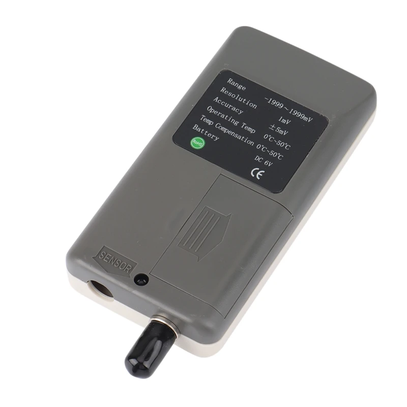 ORP-3069 ORP Meter Digital Aquarium ORP Controller ORP Sensor Meter Rechargeable For Water Treatment, EU Plug