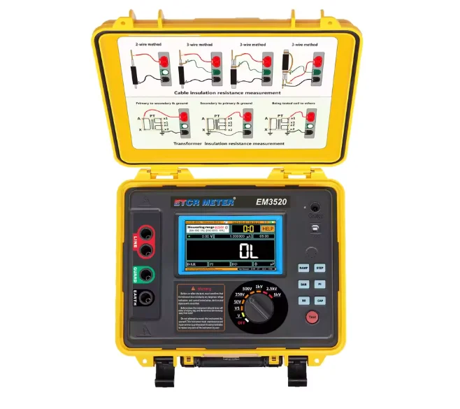 Multifunction PI DAR STER RAMP DD CAP 5kV 10kV 15kV High Voltage Insulation Resi