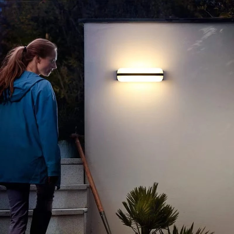 LED Wall Light Outdoor Waterproof Porch Garden Wall Lamp Home Sconce Indoor Decoration Lighting Lamp Aluminum AC85-265V view 5