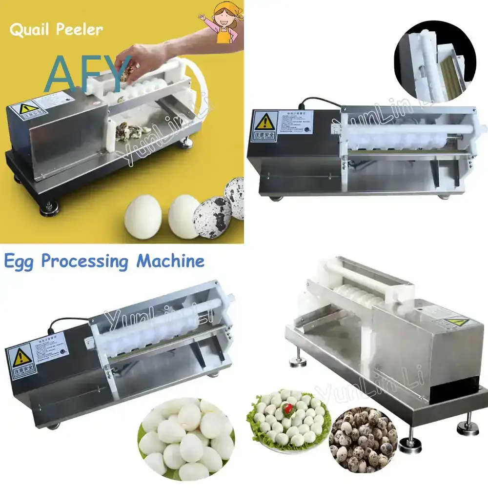 Electric Quail Egg Peeling Machine for Household Use High Efficiency Egg Processing Hulling Machine for Automatic Shell