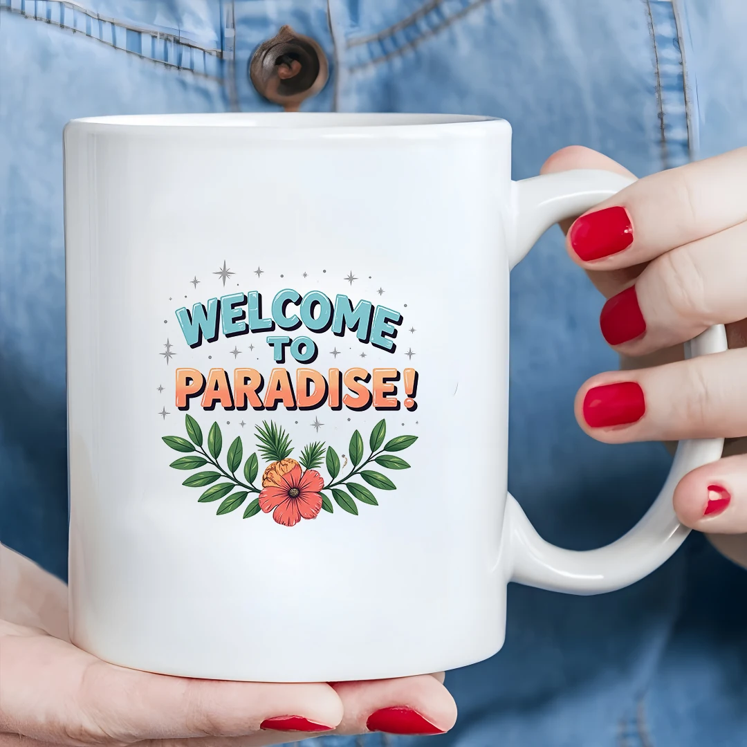 

11oz Mug + Tropical Welcome Cup + Kids Christmas Cup + Family Joy Office Cup