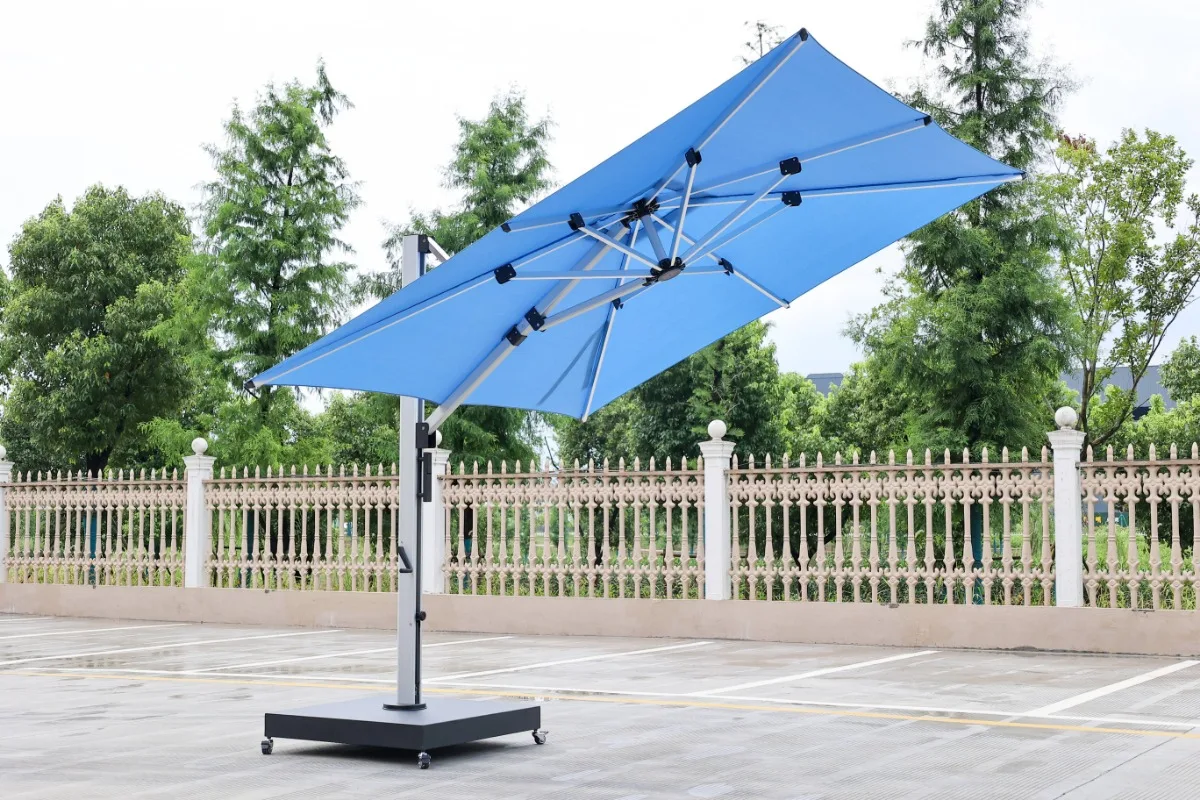 Modern Stylish High Quality Aluminum Outdoor Folding Umbrella Windproof and Waterproof for Beaches Park Hospitals Fast Delivery