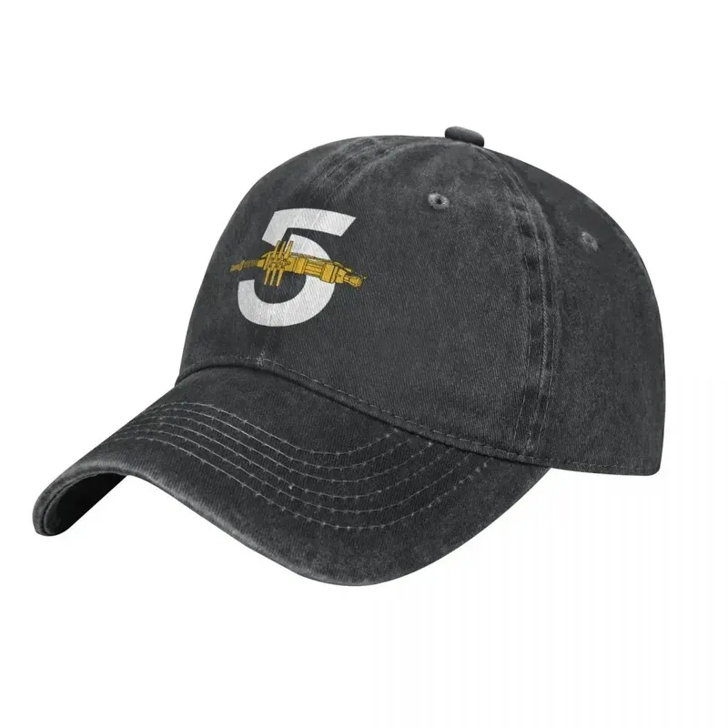 Babylon-5-Sci-Fi-Baseball-Cap-Distressed-Washed-Denim-Cap-for-Men-Women-Casual-Sun-Hat