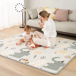 Non-toxic Antiskid Odorless 200 X 180cm Baby Activity Gym Baby Crawling Play Mats Carpet Baby Game Mat for Children's Safety Rug