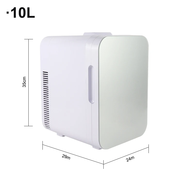 10L DC 12V AC 110V 220V ห้องตู้เย็นขนาดเล็กเบียร์ตู้เย็นแบบพกพาเครื่องดื่มขนาดเล็กสำหรับรถยนต์บ้านโรงแรม