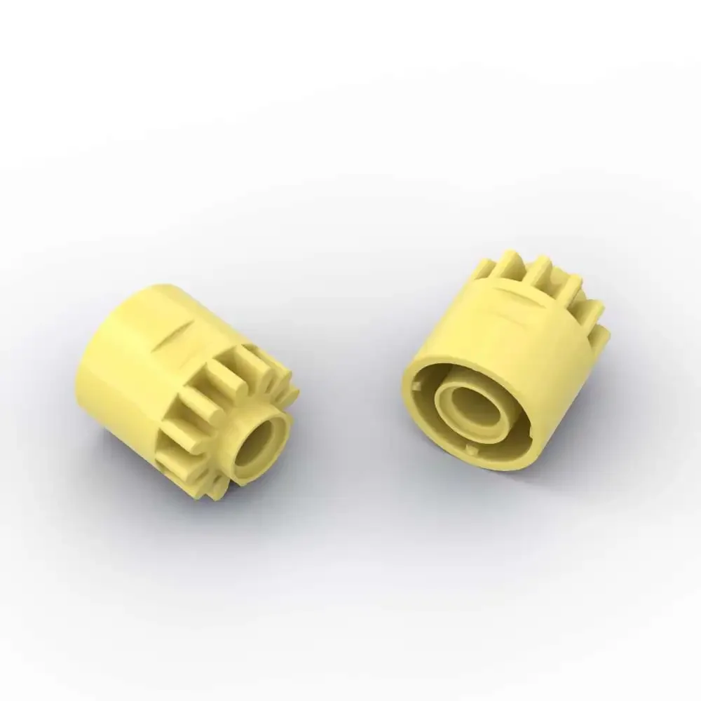 MOC 10PCS Part Bricks 3590 Gear 12 Tooth With Clutch Building Blocks Set High-Tech Wheel Particle DIY Toy Children Birthday Gift