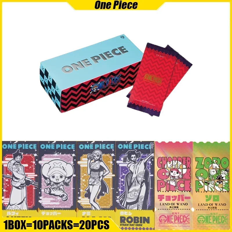 KABAO Vol.1 One Piece Cards Laser Tickets Anime Collection Cards Mistery Box Board Games Toys Birthday Gifts for Boys and Girls