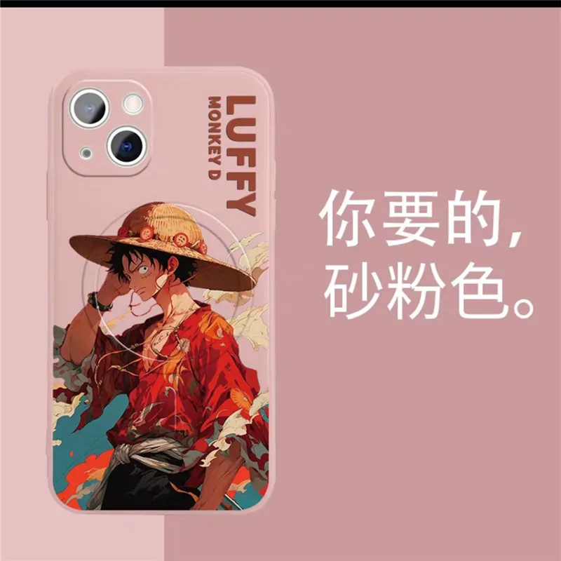 ONE PIECE ZORO LUFFY Phone Case for iPhone 11 12 13 14 15 16 Pro