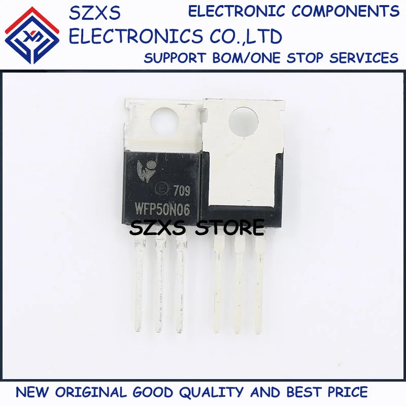 

New Original 20Pcs WFP50N06 TO-220 50A 60V MOSFET Field Effect Transistor In Stock Electronic Components Good Quality