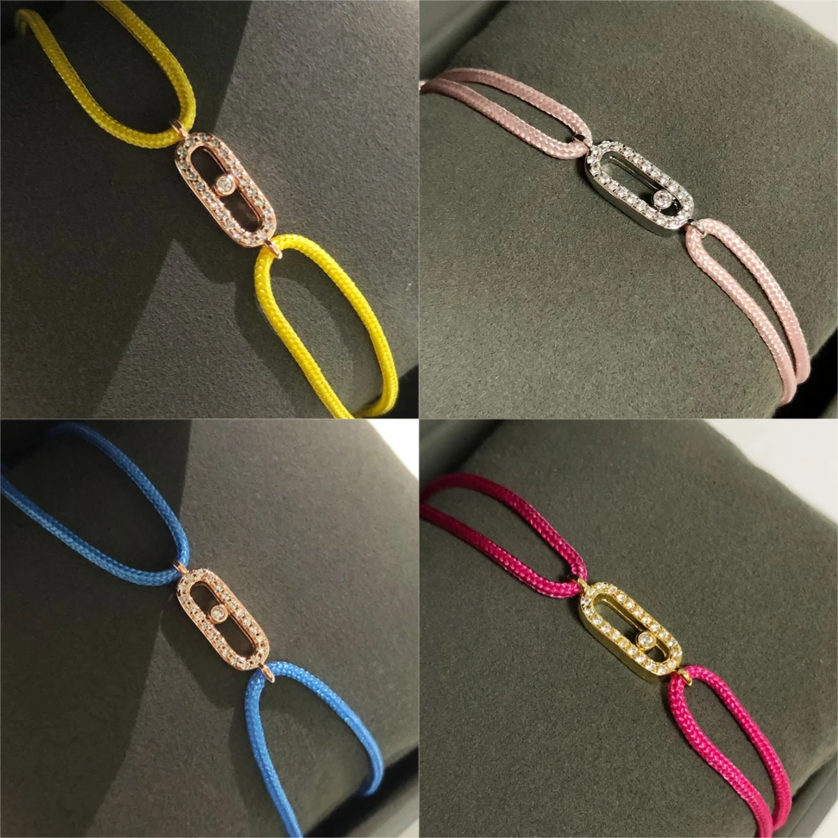 

2025 New Exquisite 925 Sterling Silver Single Diamond Mobile Women's Lucky Rope Bracelet. A Luxurious and Fashionable Gift