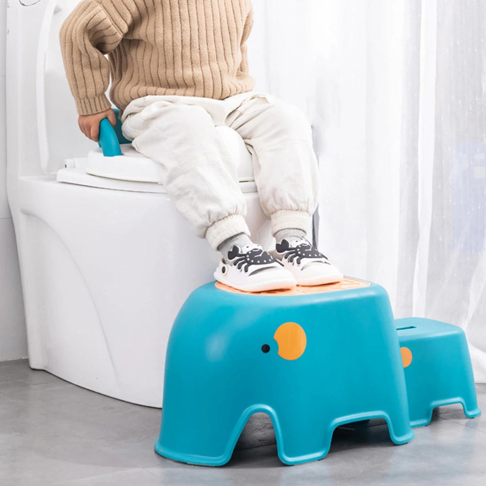 Toddler Step Stool for Kids Anti-Slip Sturdy Toddler Safety Toilet Step Stool for Toilet Potty Training Bathroom Kitchen Bedroom