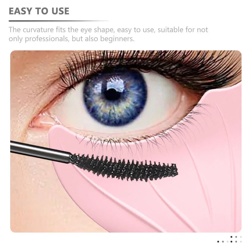 Herramientas de maquillaje de silicona, ayuda para delineador de ojos, aplicador de delineador de ojos desmontable, ayuda para maquillaje de ojos, máscara, ayuda para dibujar, 2 uds.