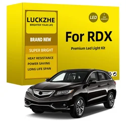 Led Interior Light Kit For Acura RDX 2007-2010 2011 2012 2013 2014 2015 2016 2017 2018 Reading Dome Map Bulbs Canbus No Error