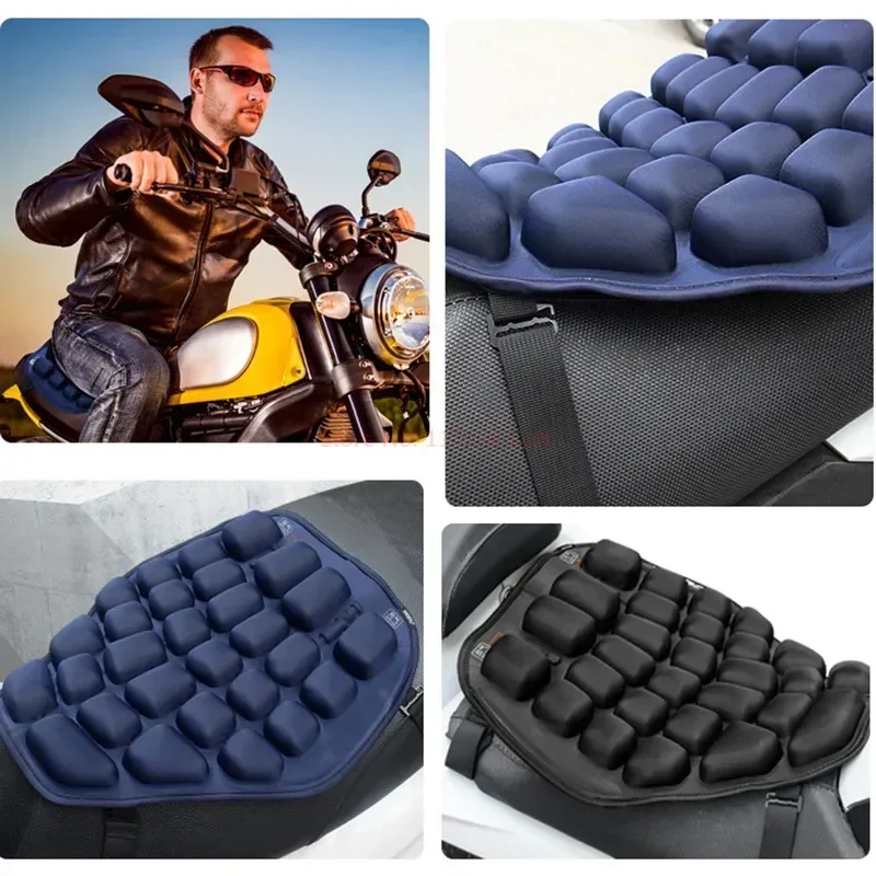 Juste de Siège Gonflable pour Moto, Protection Solaire Électrique pour Voiture, Coussin d'Équitation