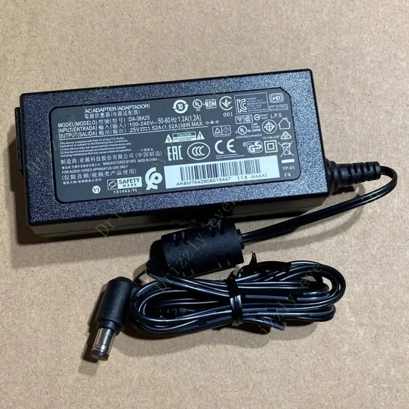 25V 1.52a genuine soundbar AC adapter for LG da-38a25 dyf-2430 yjs048a-2402000d eay64290801 nb3730a sj4 SL4 sj7 Power Supply OEM