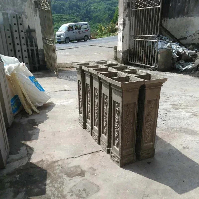 Balcony Spacer Column Roman Column Railing Guardrail Mold Square Column Plastic Cement Square Pier 78 High/88 High/97 High Small