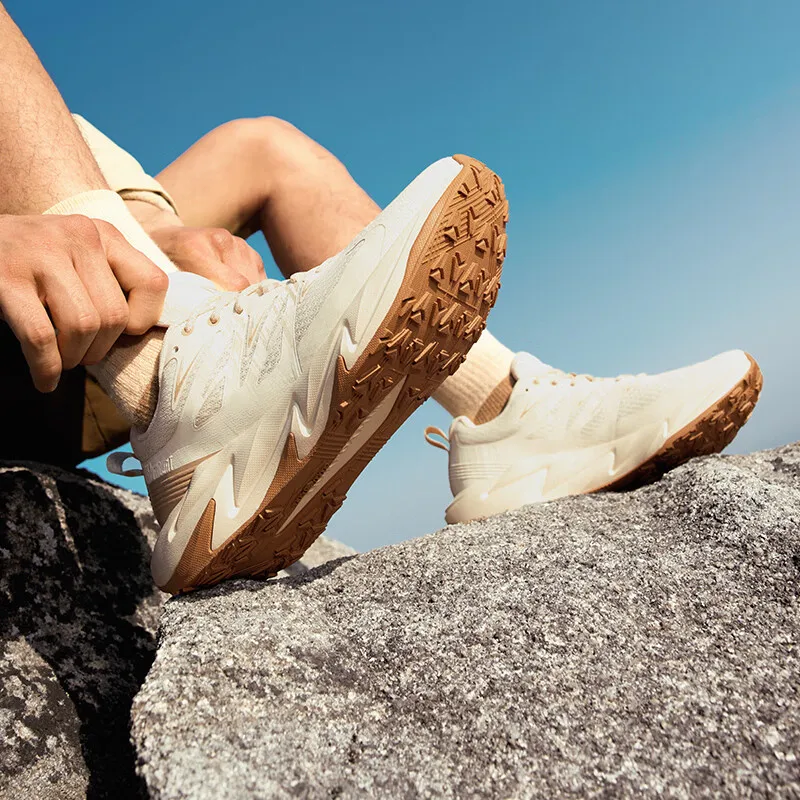 361-градус Юшань 2,0, мужские кроссовки, кожаные походные амортизирующие дышащие нескользящие мужские кроссовки для бега на открытом воздухе 672512234