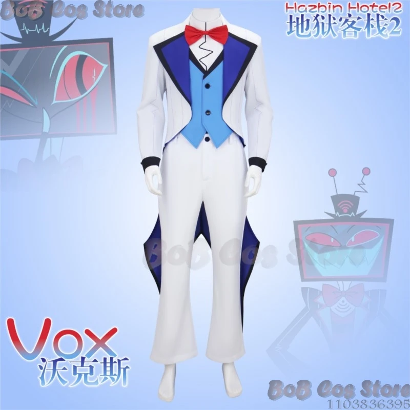 

Vox Vincent аниме Хоссбин косплей костюм белая одежда полный комплект мужское платье галстук-бабочка необычный костюм Хэллоуин вечерние одежда для ролевых игр