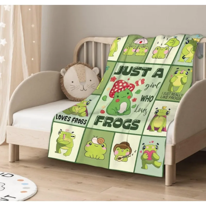 

Одеяло «Жаба» очень мягкое и теплое, а легкое фланелевое одеяло идеально подходит для всех сезонов и делает отличный подарок.