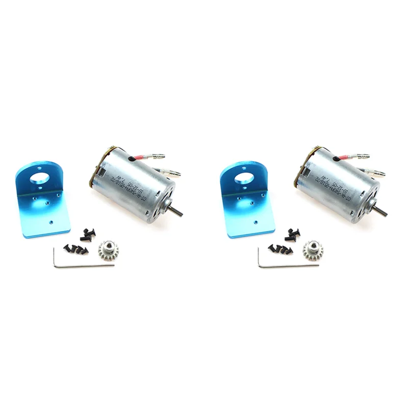 AS96-2X 540 Brushed Motor With Mount Base For Wltoys 12428 12423 12427 1/12 RC Car Upgrade Parts Accessories