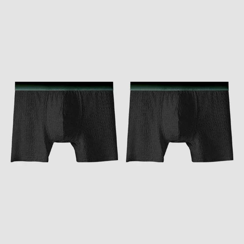 

2PCS Men's cotton underwear with anti-friction and antibacterial properties for legs..