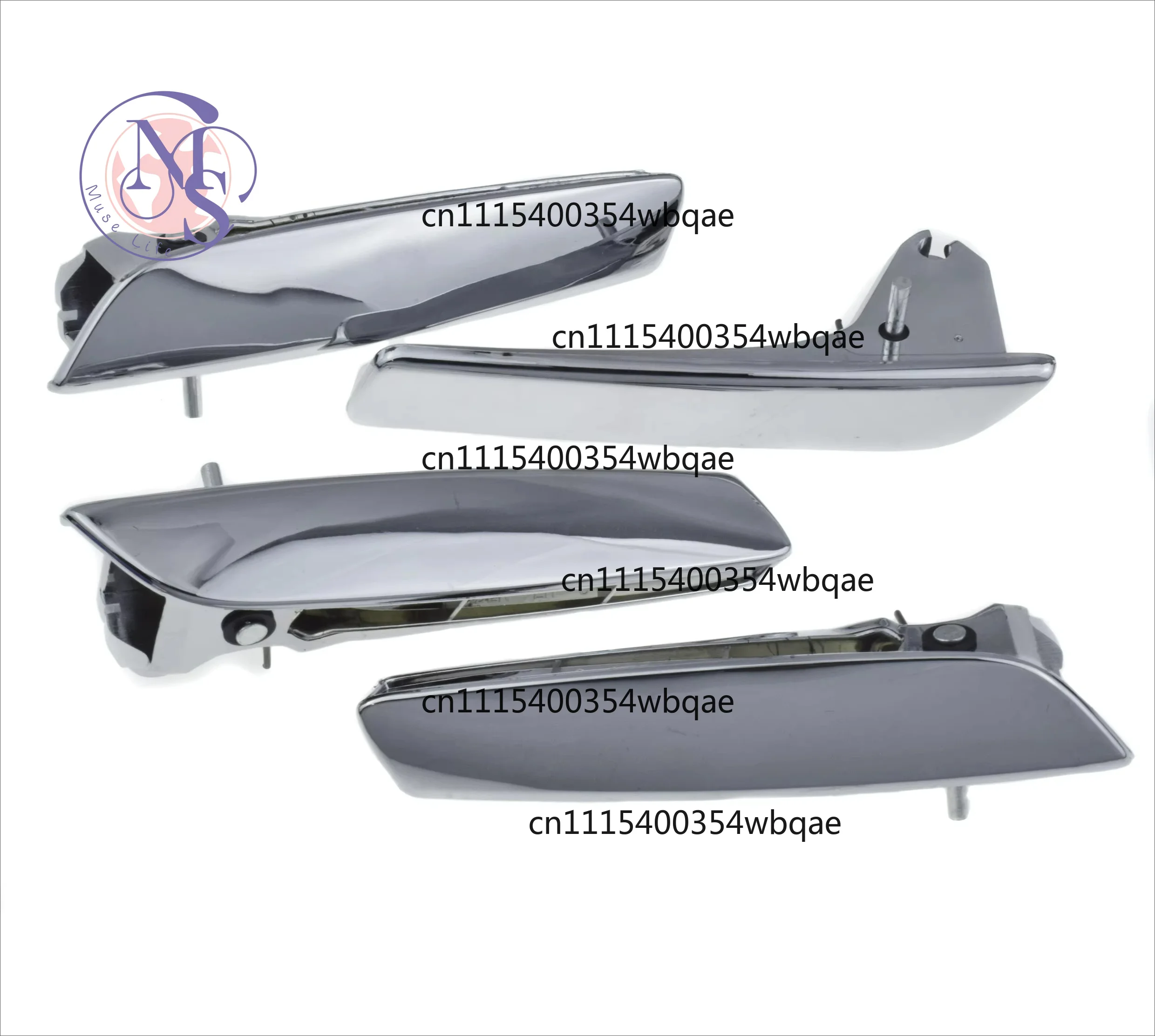ZOCI- 4Pcs Chrome Interior Door Handle Lever Left Right for Escalade Silverado Suburban Tahoe Sierra Yukon 2007-2013