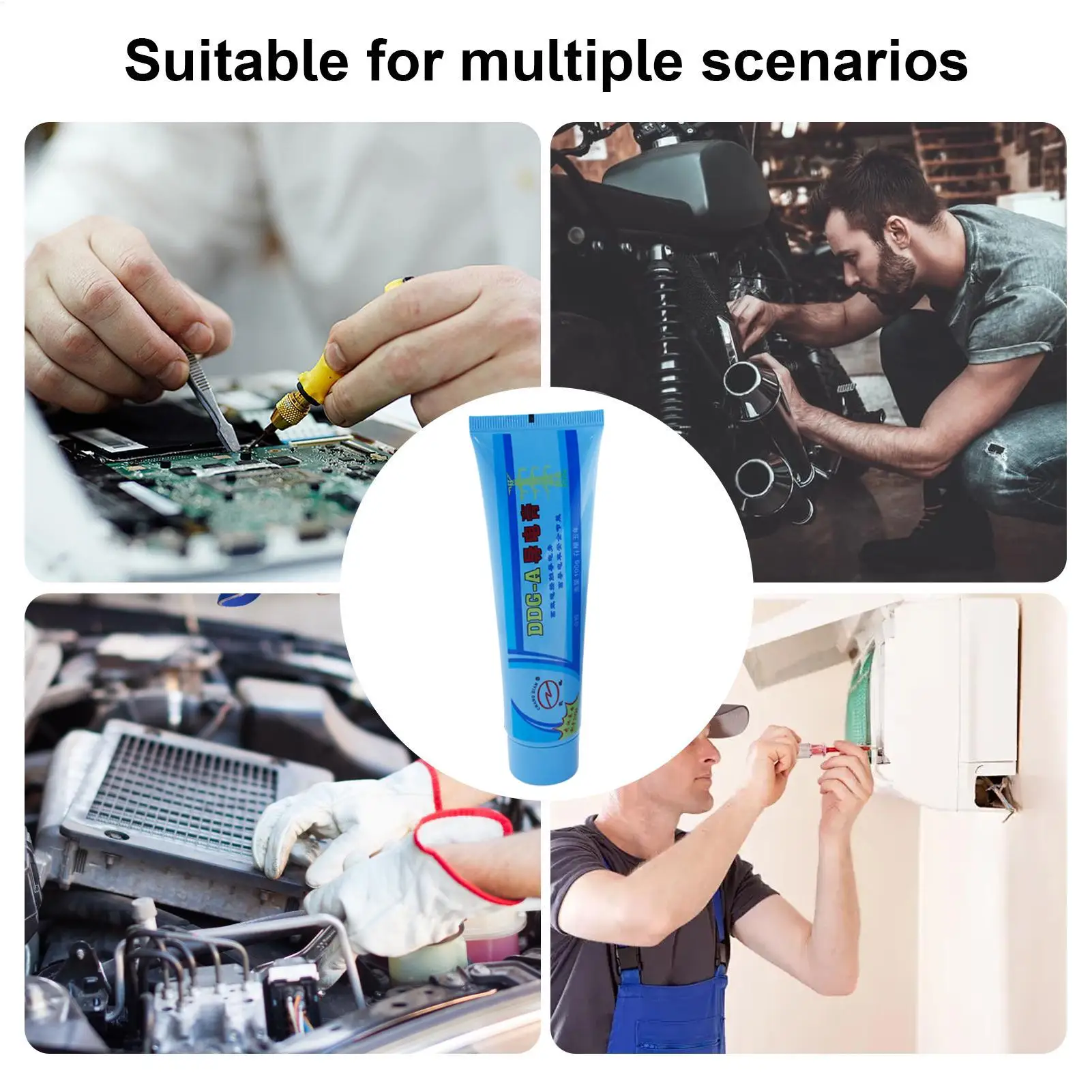 شحم كهربائي 100 جرام زيوت التشحيم الكهربائية للتطبيقات الكهربائية والسيارات