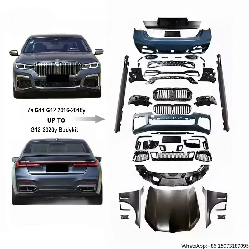 

For G11 G12 Conversion Kit 2016-2018y Old to New 2019y G12 M760i Body Kit 7 Series Facelift Upgrade