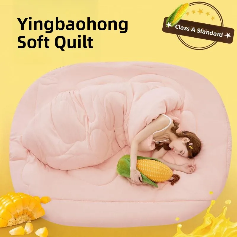 Corn Fiber Duvet Core Quilt Student Dormitory Summer Cool Autumn Spring Blanket Warm Cotton Air Conditioner Duvet
