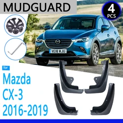 Mudguards fit for Mazda CX-3 2016 2017 2018 2019 CX3 CX 3 Car Accessories Mudflap Fender Auto Replacement Parts