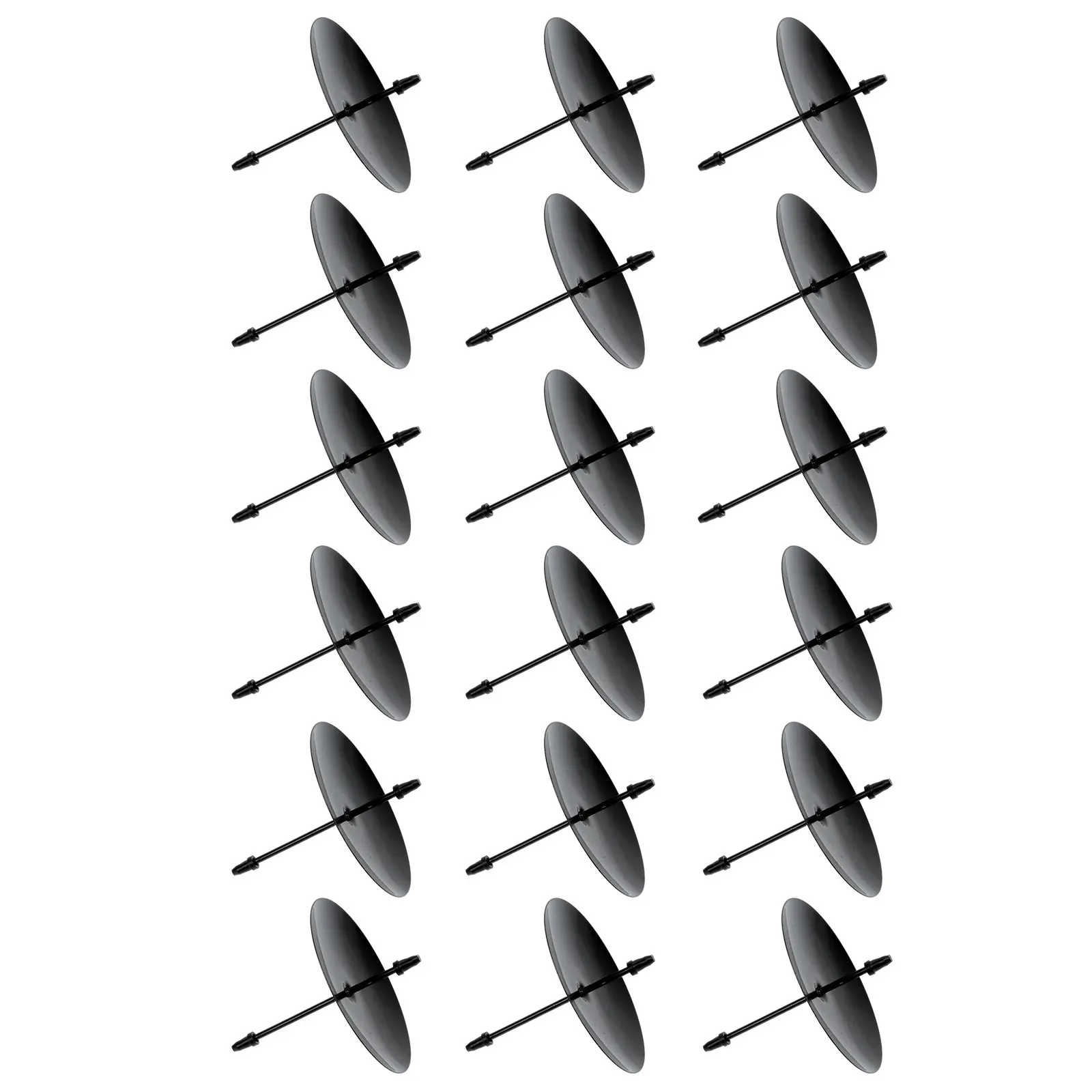 12Pcs Iron Fixators Holders Black Strong Fixing Rack for Large Candles Advent Wreath Christmas Festival