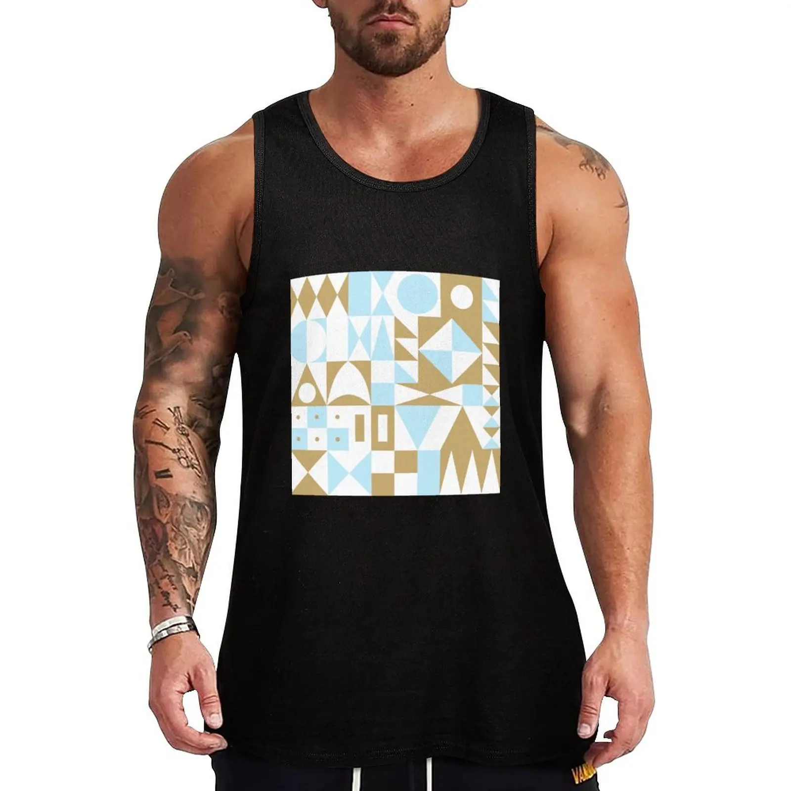 Small World California Tank Top Gym Ready Tank Top Sleeveless Quick Dry Athletic Top